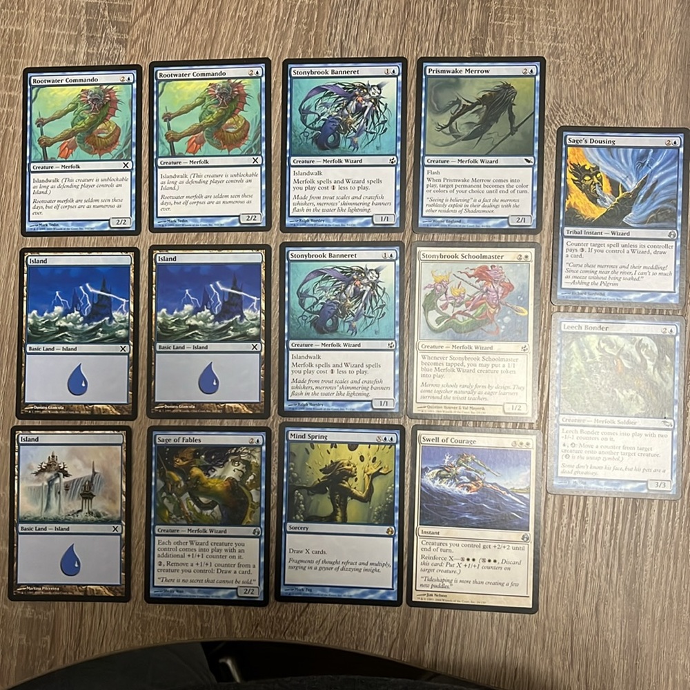 14 Magic the gathering cards